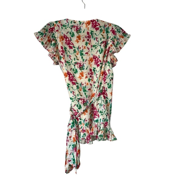 Diane Von Furstenberg | Floral Rosita Wrap Blouse - Picture 11 of 17
